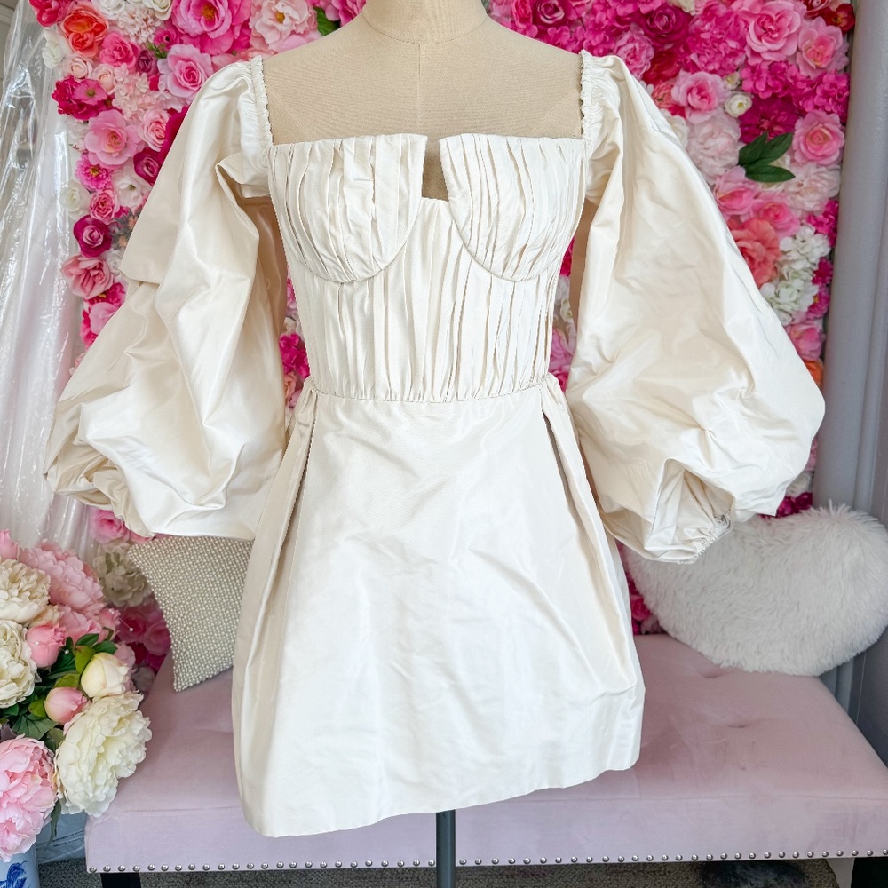 Watters | Puff Sleeve Mini Dress